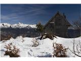 Planina Suha  - Poljana (Pot čez Glin) Lovska koča na Glinu