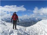 Allalinhorn (4027 m), Jegihorn in Švicarske Alpe 