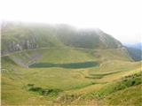 Monte Paularo Še en pogled na jezero