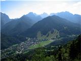 Blekova planina-Vošca Kranjska Gora in njena okolica