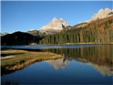 Cortina d Ampezzo Jezero Misurina in Tri Cine