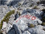 pot čez greben na Malo Babo in Jenkovo planino v dolino na Jezersko je tudi markirana