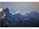 Košuta, Triglav in Stol s Pece.