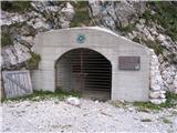 Lopič - Monte Plauris vhod v rudniški rov