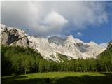 Rdeči kup in SZ greben Planjave Gore nad Okrešljem.