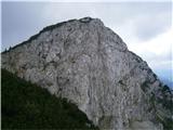 Mala Raduha je bila danes precej alpinistično oblegana