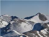 Pogled proti Rodici - Kraljici 1966m