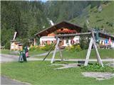 Rötspitz (3495) gostišče na Pebellalm