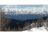veliko snega je še v Bohinjskih gorah