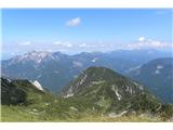 Vrtaški vrh zadaj Karavanke