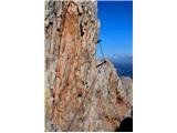 ferrata eterna - punta serauta tipicni prehodi pod vrsnim grebenom