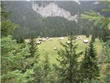 vrnili na izhodišče naše današnje ture. Planina Blato.