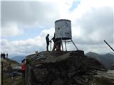 Pietrosu -2303m Čemu pa to služi na vrhu pa res ne vem.