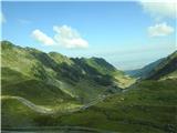 Moldeveanu-2544m -najvišja gora Romunije Zgrajena je bila še v času krutega komunizma. Pozimi jo zaprejo.