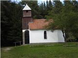 Protestanska cerkvica pri jezeru Sv. Ane .
