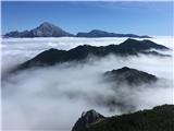 Že visoko nad meglenim pokrovom.