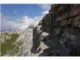 Sextenski Dolomiti - pot *Dolomiti senza confini* Vojaška pot Kriegssteig. Čudovita izkušnja :) Težavnost je A/B