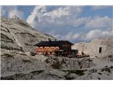 Sextenski Dolomiti - pot *Dolomiti senza confini* Mala koča Rif. Pian di Cengia. Brez rezervacije je tu težka z nočitvjo