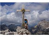 Sextenski Dolomiti - pot *Dolomiti senza confini* Na vrhu