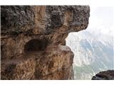 Sextenski Dolomiti - pot *Dolomiti senza confini* Ta del je izjemno atraktiven in kar ne moreš se načuditi noriji tistih časov