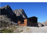 Lienški Dolomiti - gore nad kočo Karlsbader Hütte Osrednja koča Lienških Dolomitov na krasni lokaciji - Karlsbader Hütte. Je v lasti nemškega DAV-a in ima okoli 100 ležišč