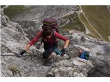 Lienški Dolomiti - gore nad kočo Karlsbader Hütte Ko se trave zaključijo, pridejo na vrsto jeklenice