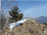 Mužac / Moggio di Sopra - Monticello