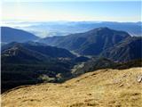 Pogled proti Dobrči in dolini