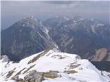 Zahodni del Karavank s Stolom na sredini