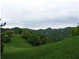 Sv.Jakob806m,Bukovica714m (krožna tura čez Studenčice) Zeleni kuclji,v sredini Polh.Grmada