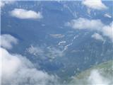 Visoki Kanin Letalski pogled v Rezijo