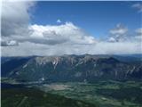 Ojstrnik 2052m Skupina Ziljskih alp z Negalom 2118m