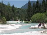 Pišnica turkizna kot hči planin-Soča