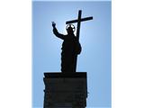 Mte.Giarolo 1473m Ogromen kip Jezusa na Vrhu