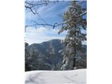 Gontarska planina, Veliki Babnik in Tošč Pogled na Tošč z Vel. Babnika 905m