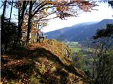 še eno razgledišče na Osojnici - s pogledom proti Babjemu zobu in Bohinjski beli