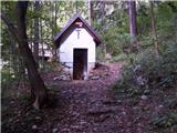 Murova (Jesenice) - Chapel of St. Barbara on Pejce