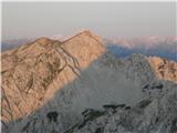 Stol-Vrtača Stol zadaj Triglav