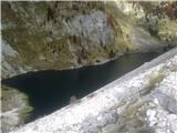 takole pa izgleda Krnski biser (Krnsko jezero naj bi bilo naše največje gorsko jezero)