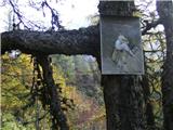 End of road below Struška (Strmela) - Planina Seča