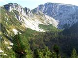 End of road below Struška (Strmela) - Planina Seča