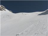 sedlo Vršič z zahodne strani