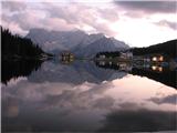 Civetta (3220) jezero Misurina