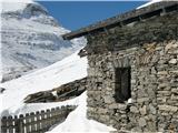 Hagener Hütte, 2448 m Krasno je zgrajena...