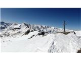 Romatenspitze, 2696 m ....in vrh s samo delčkom čudovitih panoramskih razgledov...