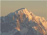 Gran Paradiso  4061m in Mont Blanc od blizu