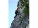 Labot / Lavamünd - via ferrata / Austria Se kar pošteno trudi teh nekaj metrov...