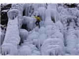ledno plezanje v Todražu Gorenja vas 