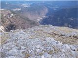 pogled proti Vojam in Bohinjski Bistrici