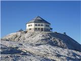 Hochkonig, 2941m, koča Matras-Hause na vrhu